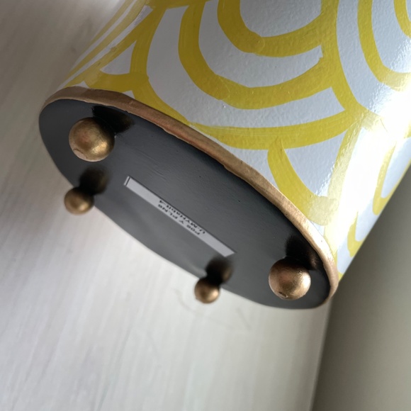 Jayes Scales Cachepot Yellow NEW - Picture 3 of 4